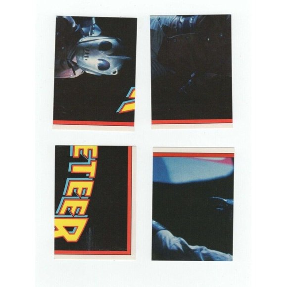 Rare Vintage Rocketeer Walt Disney Company Trading Cards with Sticker Set of 4 - Picture 2 of 10